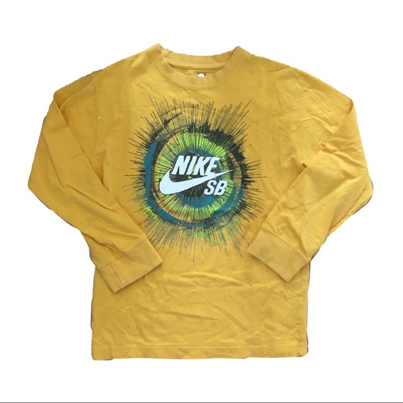 Nike SB Yellow Long-sleeve - Picture 1 of 3